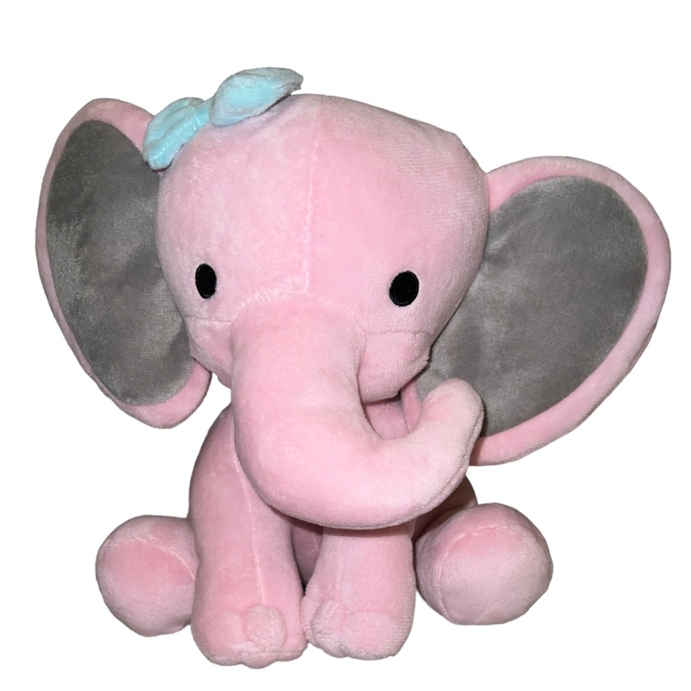 Bedtime Originals Twinkle Toes Pink Elephant Plush
